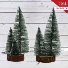 圣诞雪树 10cm+15cm+25cm