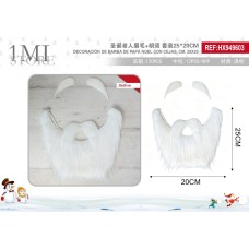 圣诞老人眉毛+胡须 套装25*20CM
