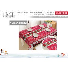 圣诞PVC桌布(11丝厚+50克无纺布),120*140CM 圣诞PVC桌布(11丝厚+50克无纺布),120*140CM