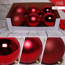 15CM 红色(亮光/哑光/粉球混装一展示盒) 15CM 红色(亮光/哑光/粉球混装一展示盒)