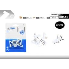 白色相框钉 6PCS 白色相框钉 6PCS