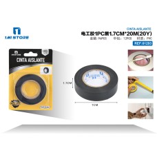 电工胶1PC黑1.7CM*20M(20Y) 电工胶1PC黑1.7CM*20M(20Y)