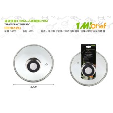 玻璃锅盖 3.6MM 不锈钢圈 22CM 玻璃锅盖 3.6MM 不锈钢圈 22CM