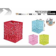 笔筒 8*8*9.8CM 混色