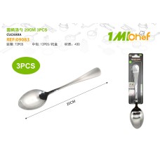 圆柄汤勺 20CM 3PCS 圆柄汤勺 20CM 3PCS