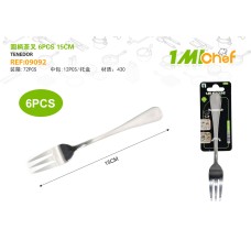 圆柄茶叉 6pcs 15cm 圆柄茶叉 6pcs 15cm