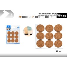 软木桌脚垫 25mm 9pcs 软木桌脚垫 25mm 9pcs