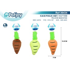 毛绒发声狗玩具 胡萝卜19.5*7CM 毛绒发声狗玩具 胡萝卜19.5*7CM