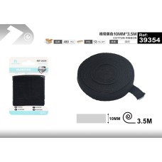棉带黑色10MM*3.5M 棉带黑色10MM*3.5M