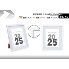 MDF相框PE15103白色20*25cm MDF相框PE15103白色20*25cm