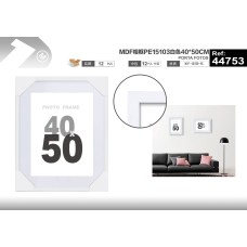 MDF相框PE15103白色40*50cm