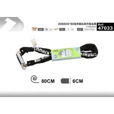 006B#6*80包布圆头锁方链全黑 006B#6*80包布圆头锁方链全黑
