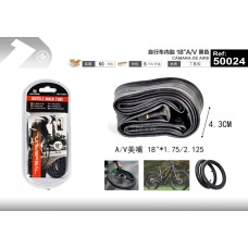 自行车内胎 18xA/V 黑色 自行车内胎 18xA/V 黑色