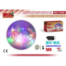 100L透明线led室外低压防水圣诞灯5M 彩色 100L透明线led室外低压防水圣诞灯5M 彩色